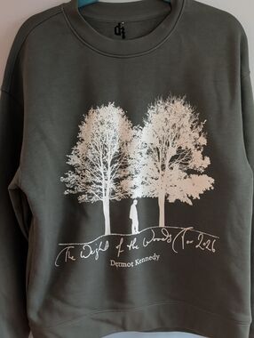 M. Dermot Kennedy The Weight of the Woods Tour 2026 Olive Green Sweatshirt
